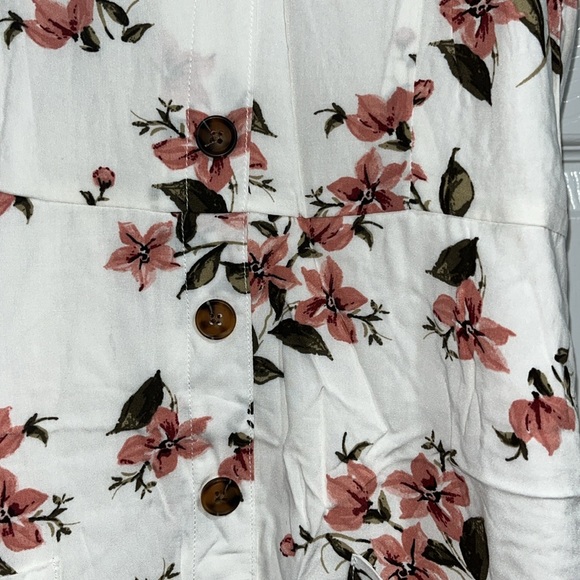 White Floral Dress - Picture 2 of 5